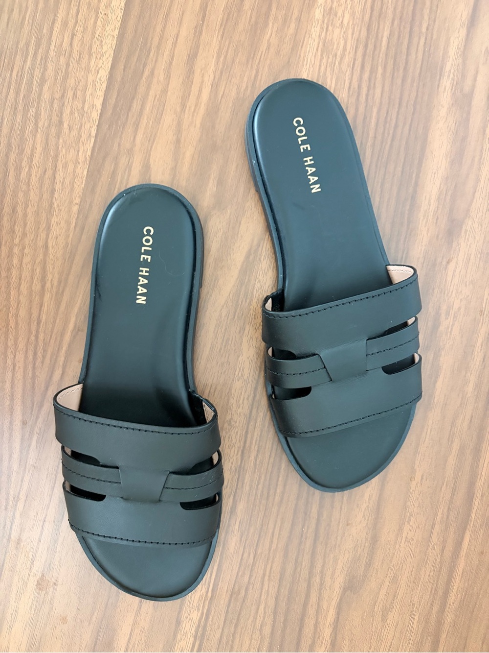 Cole Haan Women's Flynn Leather Slide Sandals
